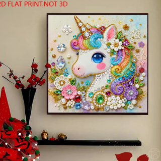 Preview: Diamond Painting Einhorn